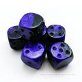 Bescon Raw Unpainted16MM Game Dice with Blank 6th Side, Gemini Two Tone Colors 5 Assorted Colors